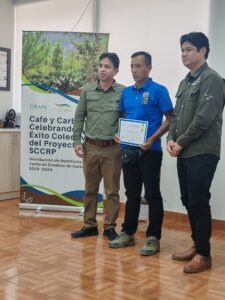 Recibimiento del primer bono por venta de carbono